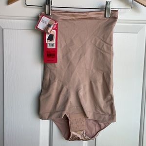 Spanx high waisted body tunic rose gold